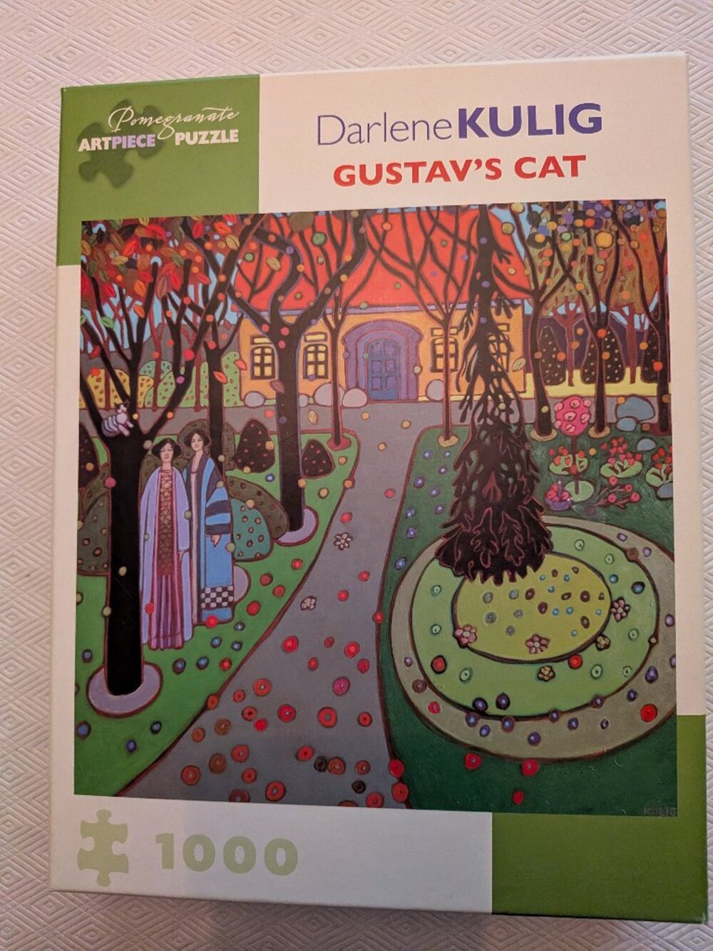 Pomegranate Artpiece Puzzle Darlene Kulig Gustav's Cat